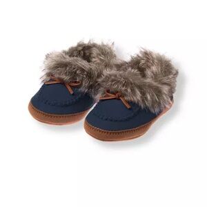 Cozy Faux Fur Lined Moccasin Slippers